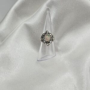 Classy & Sophisticated Sterling Silver 925 Natural Ethopian Opal Ring